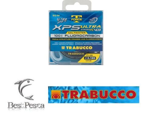 TRABUCCO XPS ULTRA STRONG FC403 SALTWATER 50mt 0.185 Filo da Pesca