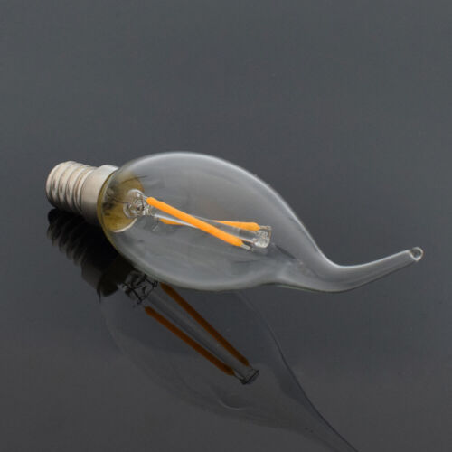 Antique Edison Filament Lamp E12 E14 COB LED Candle Bulb Ambience Lights B6A1 