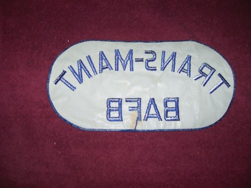 MAINT JACKET PATCH TRANS Details about / VIETNAM ERA LARGE BARKSDALE AIR FORCE BASE BAFB