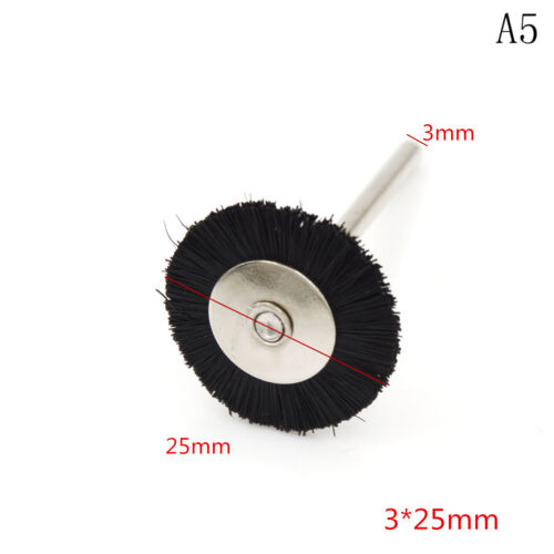 5Pcs Soft Nylon Polierbürste Räder Pinsel für Mini Bohren Rotary Werkzeuge XJ