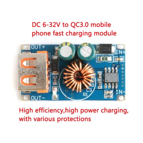 12V 24V zu QC2.0 QC3.0 Handy USB DC Step Down Modul Schnellladekarte GE