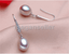 Natural 9-10mm Freshwater Pearl Jewelry Dorp Earring 925 Sterling Silver
