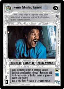 REFLECTIONS III star wars ccg swccg played Scoundrel Lando Calrissian