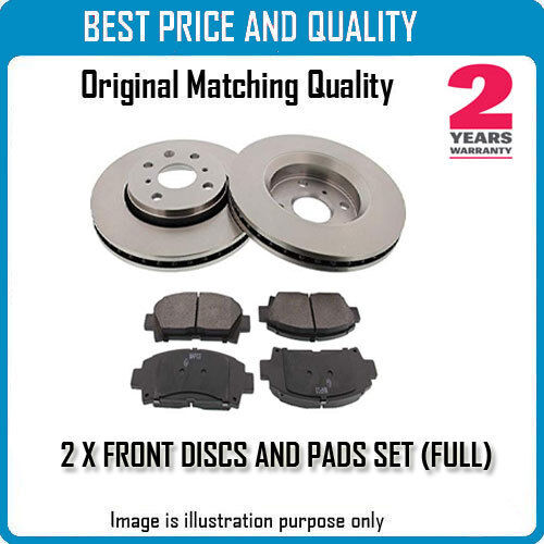 FRONT BRKE DISCS AND PADS FOR NISSAN OEM QUALITY 30521867