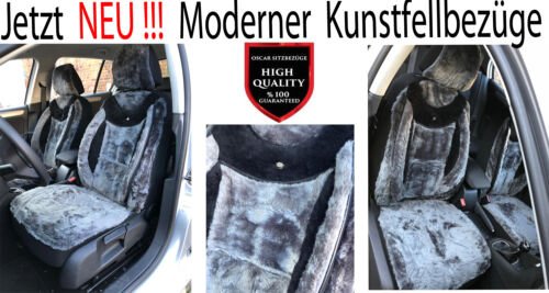 HYUNDAI Fell Sitzbezüge Schonbezüge Kunstfell Lammfell Imitat Plüsch 888