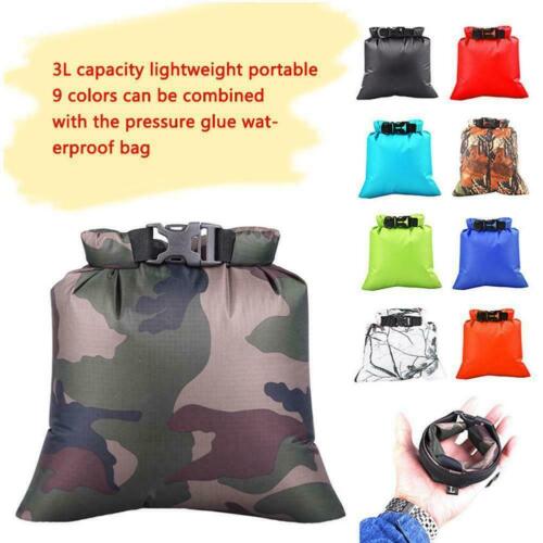 3L Sports Outdoor Waterproof Canoe Camping Hiking Backpack Pouch Dry Bag Z1I4 