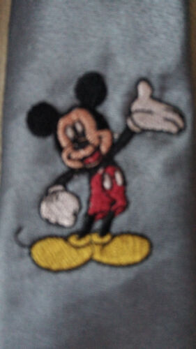 Mickey Mouse Boys Embroidered Neck Tie Walt Disney Fully Adjustable Many Colors