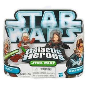 STAR Wars Galactic Heroes Ahsoka /& Anakin Skywalker ACTION FIGURE