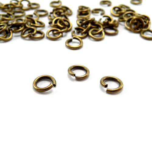 50-500 PCS Split Jump Rings Open Connector Jewelry Finding 4/5/6/8/10/12/14/20MM 