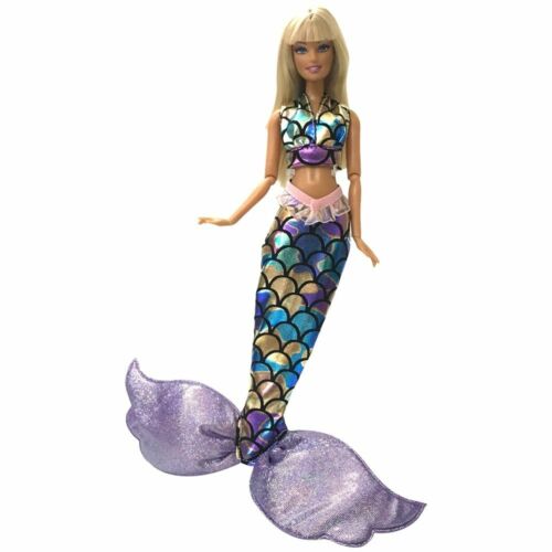 Fashion Mermaid Dress Doll Sea Siren Outfit For Barbie Dolls 11.5 inch BJD 1//6