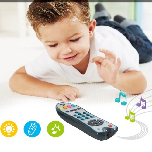 1Pc baby toys music mobile phone tv remote control early learning educational UP