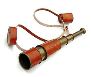 Brass Telescope Antique Vintage 16 Inch Hand Extending Naval Victorian Pirate
