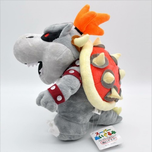 Super Mario Bros Dark Bowser Koopa Jr Morton Stuffed Figure Plush Doll Toys 10/"
