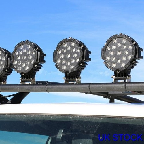 51 W LED Luz de Trabajo Lámpara Puntual de 4600 LM 12 V 24 V Bicicleta de la nave Barco SUV ATV Barco 4X4 2 un
