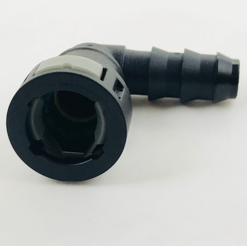 Fitting Fuel Line Quick Connector 3//8” Barb X 1//2” Bundy Female Elbow 90 Deg