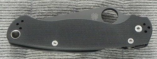 SC81GPBK2 Spyderco ParaMilitary 2 Black S30V Blade G-10 Handle Lockback Japan A