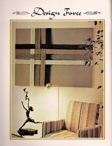 Retro Deco Macrame Room Divider BOOK ONLY # Z08 Juliano's Hang It All Book 4 
