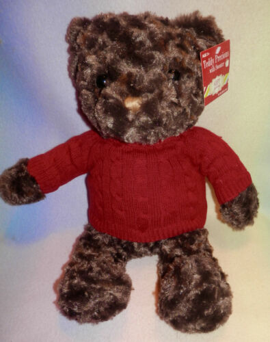 RED SWEATER Details about  / DAN DEE SO CUTE **16 INCHES ** NEW TEDDY PRECIOUS BEAR