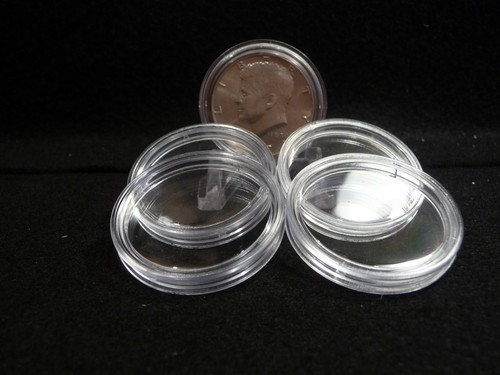 KENNEDY HALVES pkg of 5 #1 COIN CAPSULES 31 mm U.S