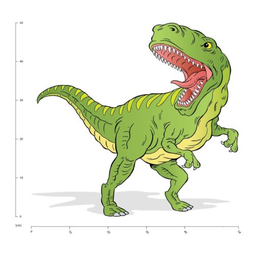 Green T-Rex Dinosaur Wall Sticker WS-44939