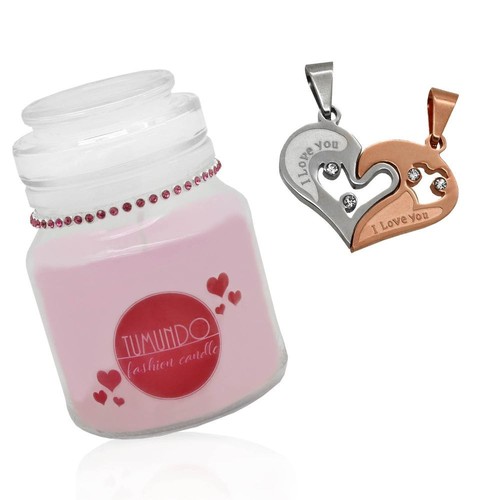 Schmuckkerze Valentinstag Liebe Duftkerze Herz Anhänger Tumundo Fashion Candle