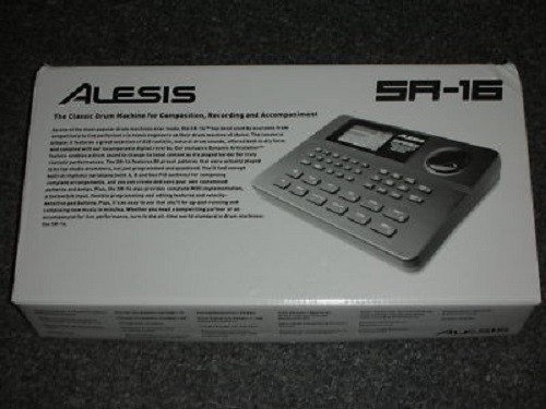 Alesis SR-16 16 Bit Drum Machine w//Natural Drum Sounds BRAND NEW FAST SHIPPING!