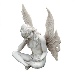Garden-Statues-And-Sculptures-Fairy-figurines-Of-Angels-My-Secret-Polished-Resin