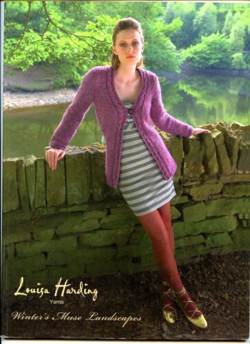 Louisa Harding Winter's Muse Landscapes Knitting Pattern Book 7-20 Designs 