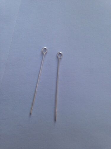 10 .925 STERLING SILVER Eye Pins 1/" Long L@@K !!!