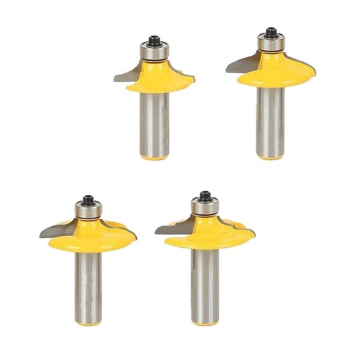 Carbide Tipped Cutter Tool 1//2/" Shank Blesiya 4x Raised Panel Router Bit