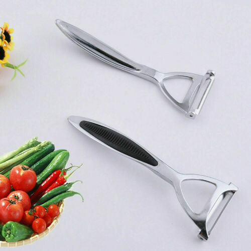 Chrome Alloy Potato Peeler Kitchen Vegetable Fruit Slicer Speed Rapid Tool UK 