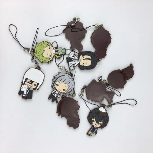 Anime Bungou Stray Dogs Rubber keychain Key Ring Race Straps cosplay 