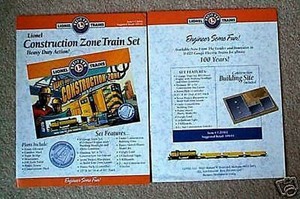 1999 Lionel Trains Construction Zone Train Sets Flyer 7 21902 | eBay