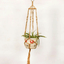 Pot Holder Macrame Plant Hanger Hanging Basket Jute Rope Braided Craft Planter