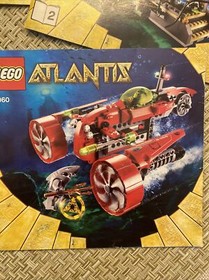 Retired LEGO Atlantis #8061 Gateway Of The Squid. Instruction Books 1&2 Only