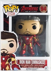Funko Pop! Unmasked Iron Man Avengers 2 Amazon Exclusive Marvel Tony Stark *NEW