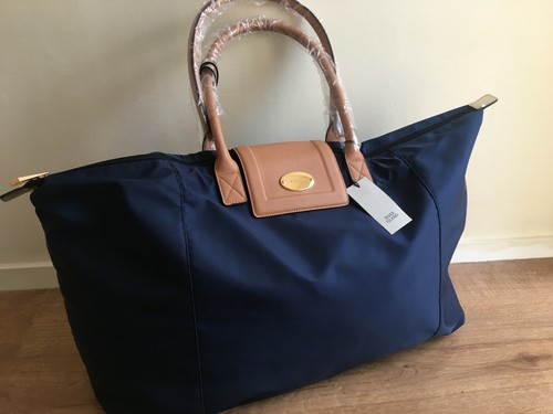 RIVER ISLAND SOFT RI WEEKEND GYM TRAVEL BAG navy new WITH TAGS