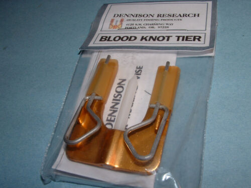 BLOOD KNOT TIER by Dennison Research Fly fishing Leader Vise Tippet Tool Tyer 
