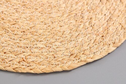 Set of 4 Hand Braided Placemats Rustic Vintage Farmhouse Table top Dining mats