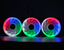 9cm computer cpu radiator chassis LED fan 4pin ultra-quiet PWM 9225 12V 0.25A