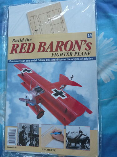 BUILD THE RED BARON/'S FIGHTER PLANE FOKKER DR1  HACHETTE  ISSUE 14  NEW SEALED