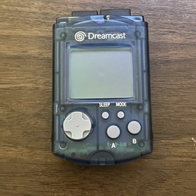 Dreamcast Controller Clear Aqua Blue  Visual Memory  SEGA  DC Japan
