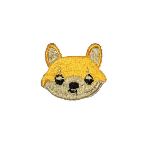 Embroidery Applique Patch Sew Iron Badge Cute Raccoon Shiba Dog Iron On