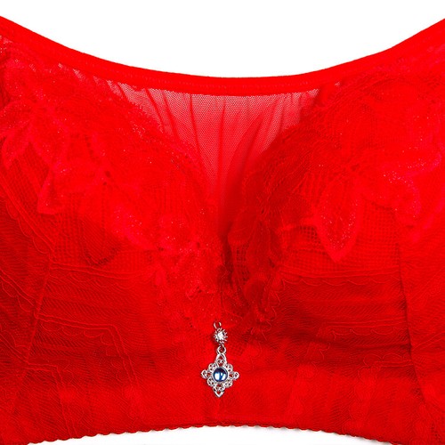 Women/'s Sheer Lace Plunge Unlined Minimizer Underwire Full Cup Bra 36-44 C D Cup