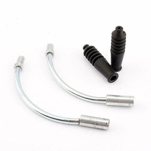 Pair Silver V Brake Noodles Cable Guide Mountain Road Rear NEU Front J4H5
