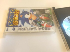 Sonic 3D Blast (Sega Saturn, 1996) Complete CIB Game w/ Registration Card *READ*