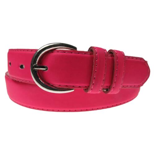 New Colourful Fashion Quality PVC Womens Belts For Jeans Trousers UK Seller 