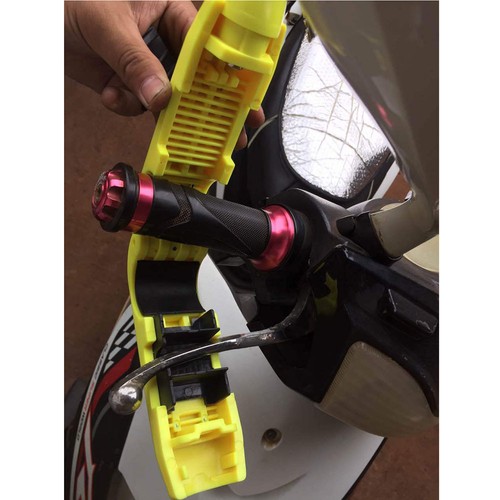 BLACK Grip Lock Brake Lever Security Anti Theft Handlebar For Honda scooter Bike