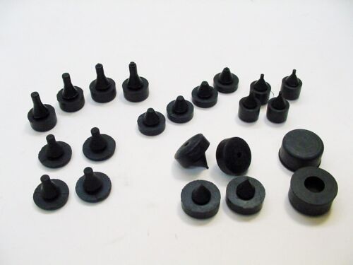 23pc Mercury Rubber Bumper Gas Door Trunk Hood License Plate Post Cowl Stoppers