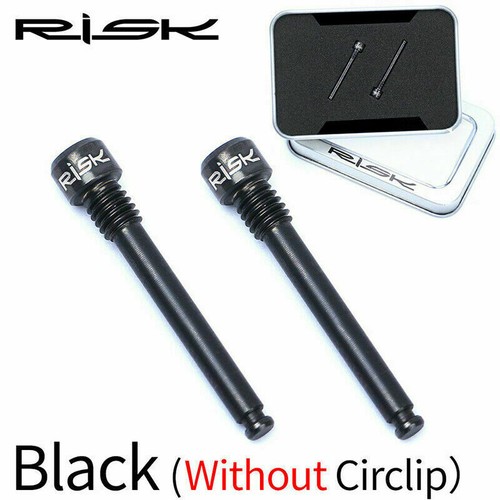 2PCS Bike Bicycle M4 Titanium Alloy Disc Brake Retainer Pin Threaded Bolts